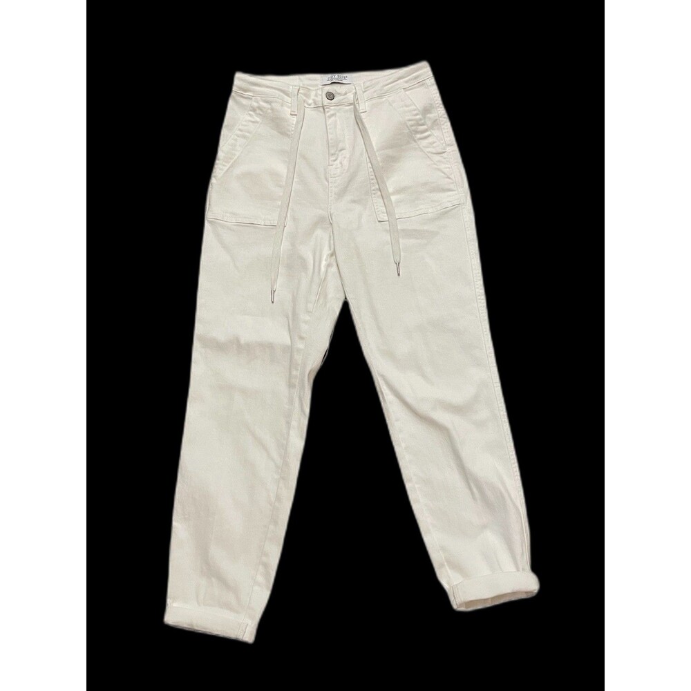 Judy Blue Heather High Rise Cuffed Jogger White Women’s 7/28
